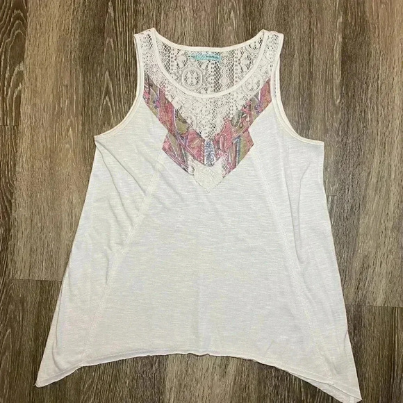 Womens White Maurices Tank Top with Detailing - M - Picture 1 of 7